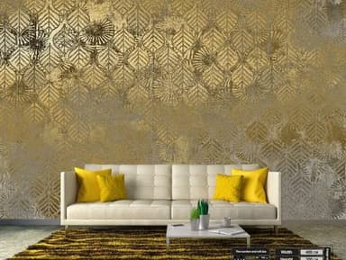 پوستر دیواری پتینه طلایی DK-6332