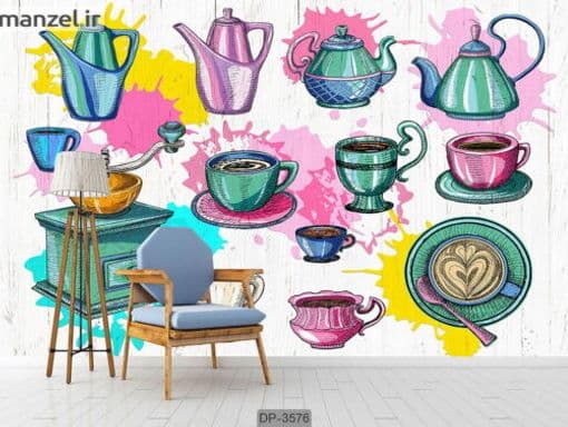 پوستر دیواری طرح آشپزخانه DP-3576